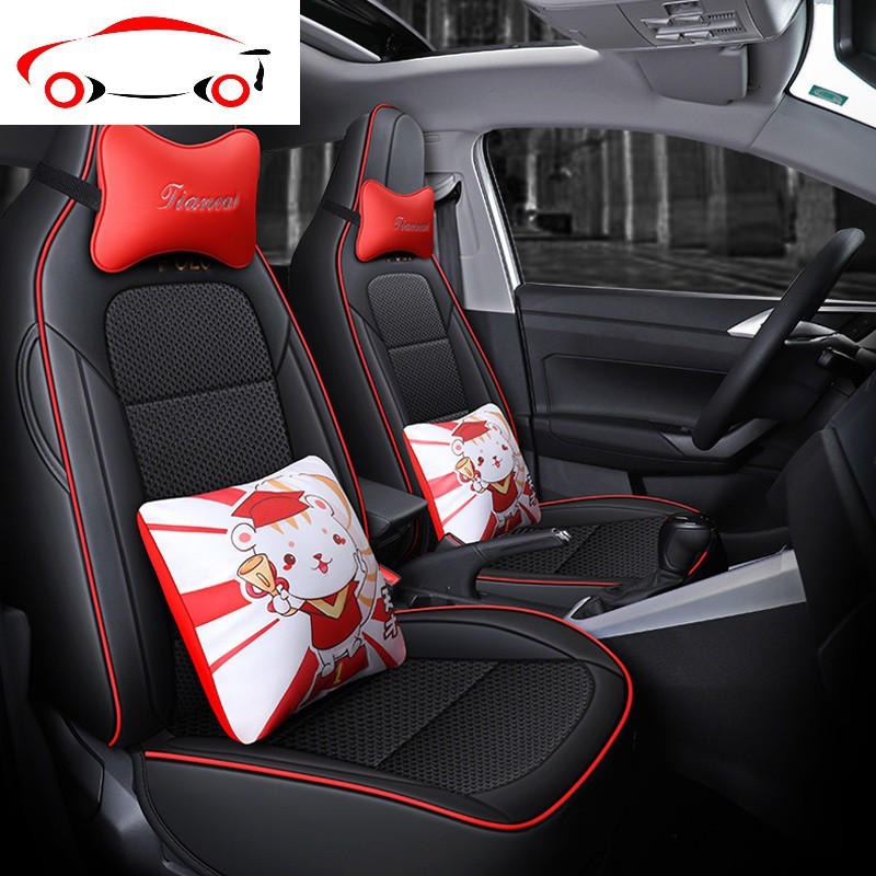 polo座套19款大众poloplus汽车坐垫专用全包围四季波罗女车坐椅套jing