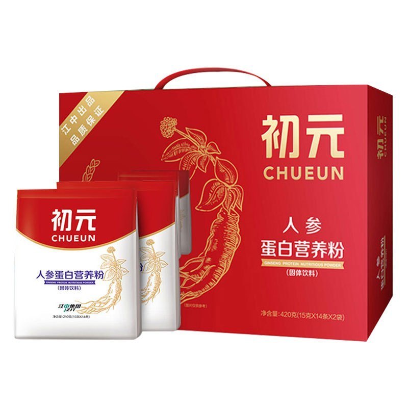 江中初元人参蛋白营养粉420g