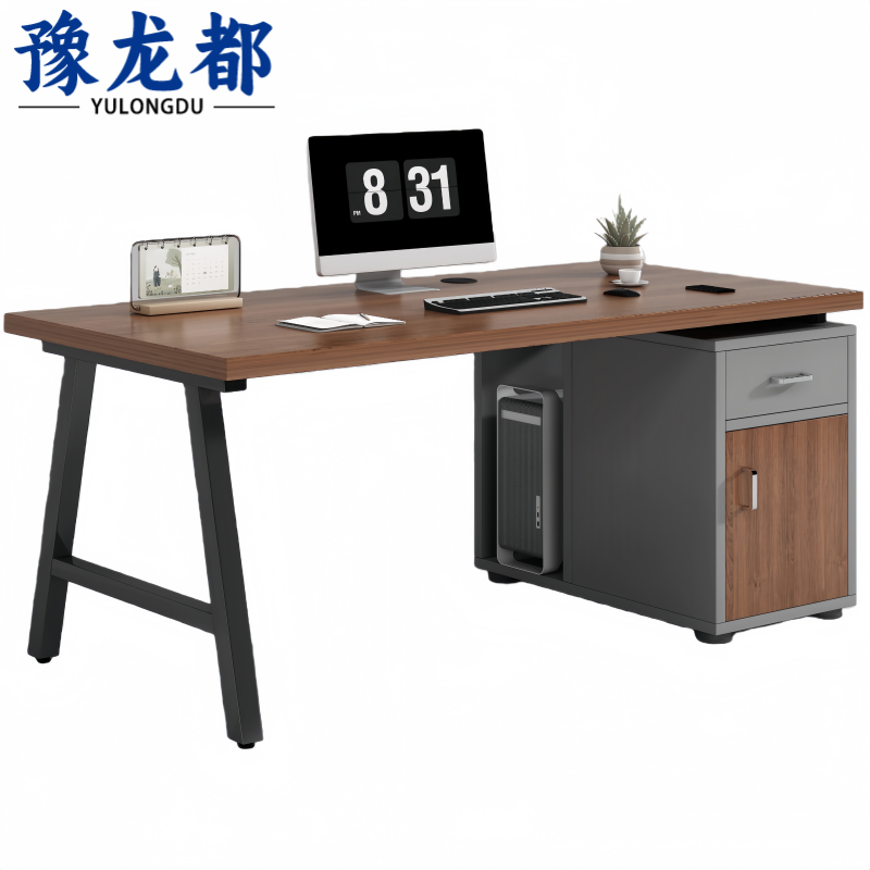 豫龙都 办公桌 140cm 张高清大图