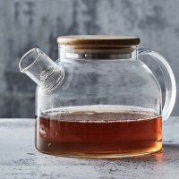 青苹果玻璃茶具茶壶高硼硅玻璃耐热茶壶 明火直烧壶