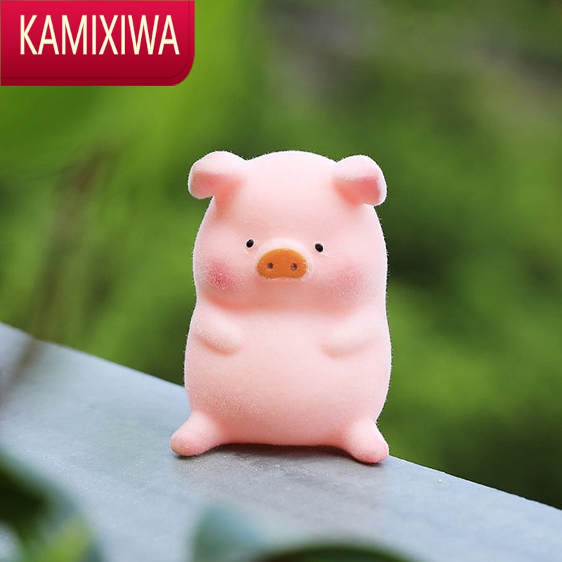 KAMIXIWA可爱小猪车内饰品摆件汽车中控台女士车上车饰内饰用品车载装饰品