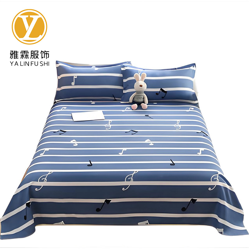 雅霖服 床上用品音符条三件套YLF-SJT09093 套高清大图