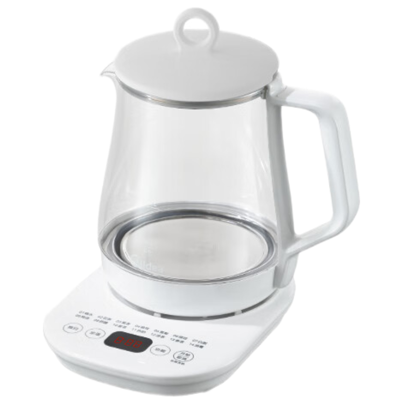 美的养生壶1.5L全自动底盘加热玻璃壶家用恒温控温煮茶器 MK-Y12Q-316