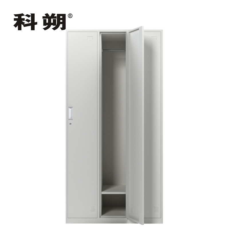 科朔 文件柜三门更衣柜钢柜钢制办公室更衣柜铁皮更衣柜储物柜KS-G021高清大图
