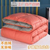 羽绒被95白鹅绒被芯秋冬被子单双人宾馆棉被学生宿舍加厚特价