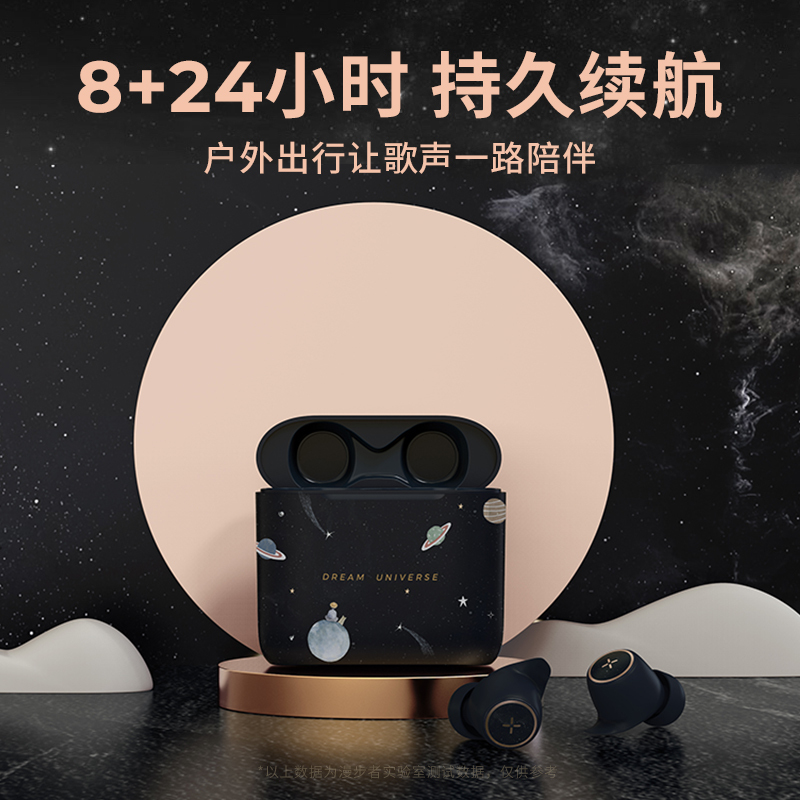 [国际IF年度设计奖]漫步者x冇心联名真无线蓝牙耳机双耳入耳式超长待机绿色苹果华为oppo通用有心ejoy-火炉红