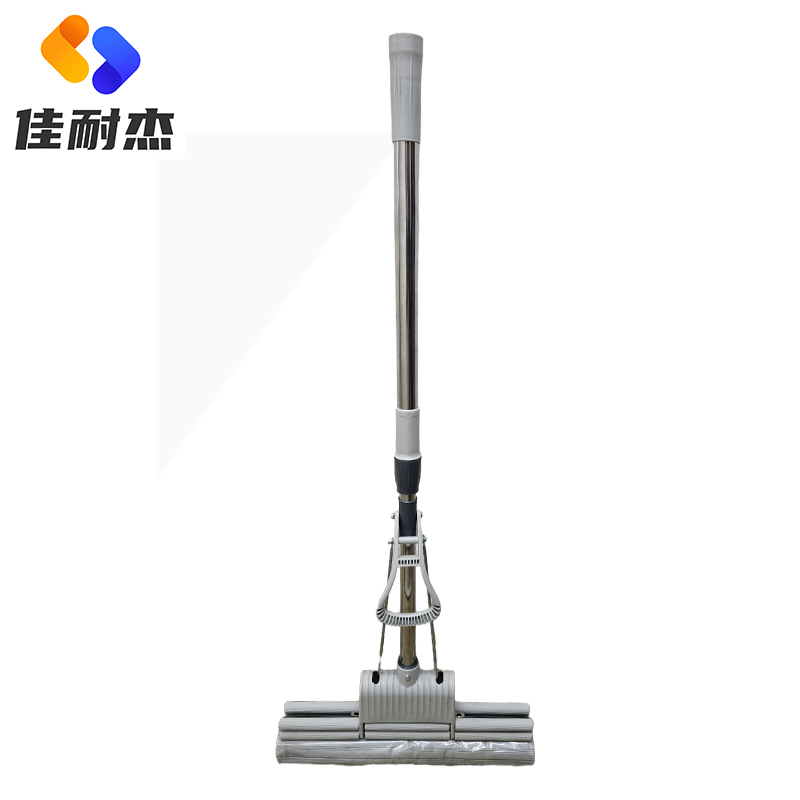 佳耐杰 特宽海绵拖把免手洗滚轮胶棉拖把 38cm/把高清大图