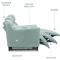 【新品】顾家家居惠尚系列门店同款现代美式轻奢功能布沙发小户型KG.6001（商品交期为90天）