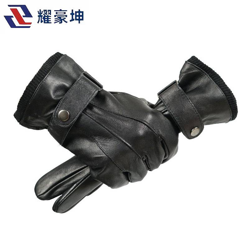耀豪坤 防寒羊皮手套D31T/副高清大图