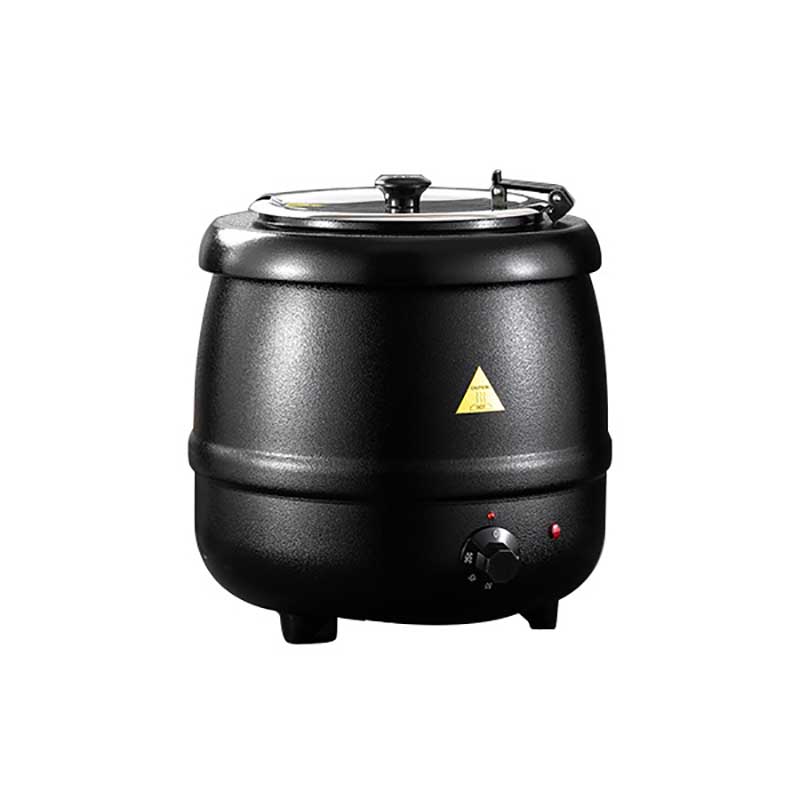 伟纳斯13升黑色鼓型电子暖汤煲(304内胆,双管盖)高清大图