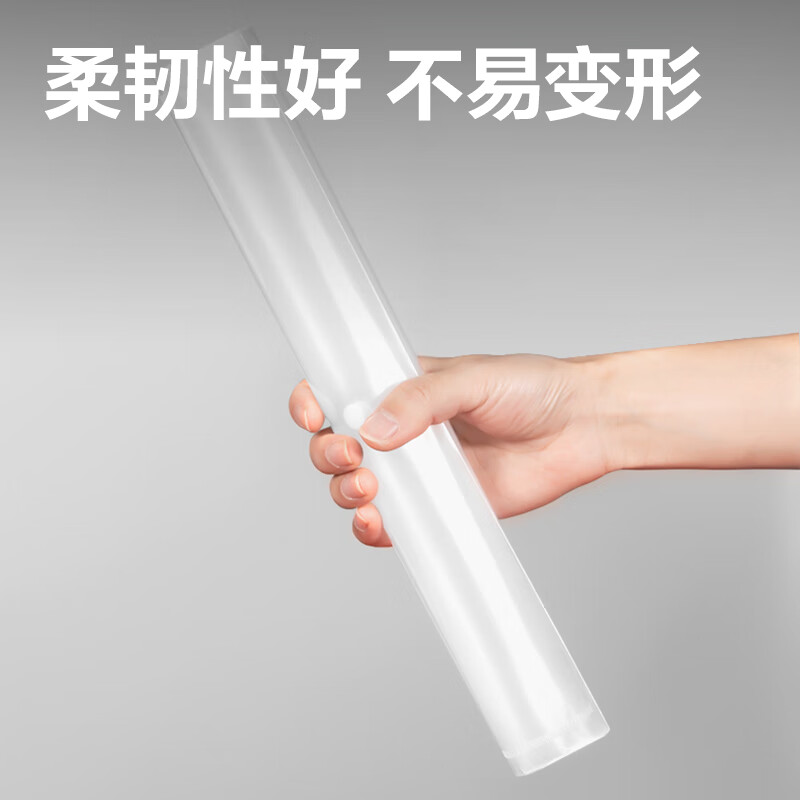 得力20只 A4按扣学生桌面透 明文件袋 试卷收纳 文件套学科科目分 类 塑料防水档案袋 PP20高清大图