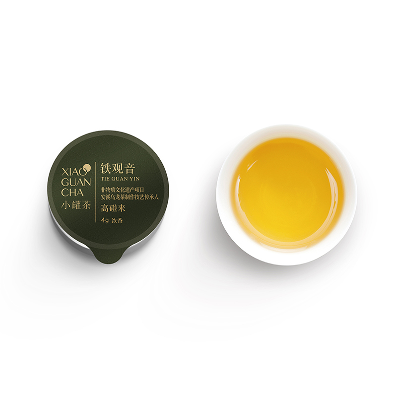 小罐茶特级乌龙茶 铁观音浓香型茶叶银罐礼盒装40g 原料采自安溪