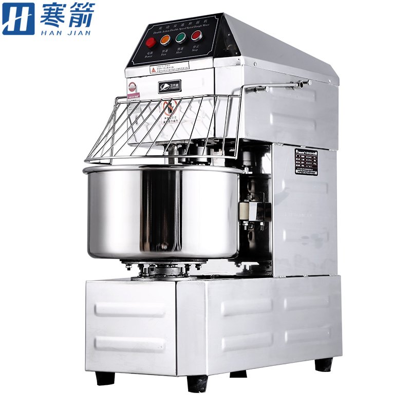 寒箭 30升和面机商用 不锈钢双动双速全自动揉面机打面机搅拌机专业商用和面机 SSD-30