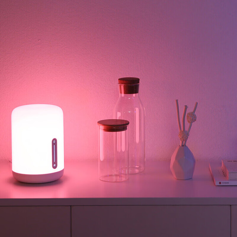 小米米家床头灯2卧室家用氛围灯大学生宿舍书桌创意智能台灯夜灯