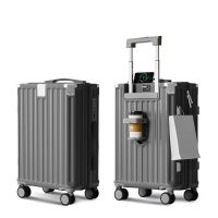 登机箱多功能旅行箱万向轮行李箱大容量抗摔拉杆箱密码箱