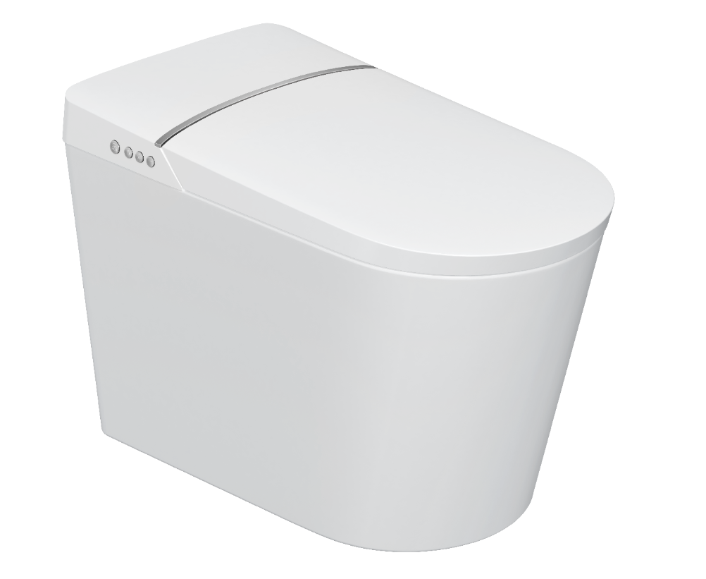 瑞尔特R&T轻智能马桶A2pro加强泡沫盾脚感翻圈冲水自动调温 白色 305坑距（290-390mm选305坑距）