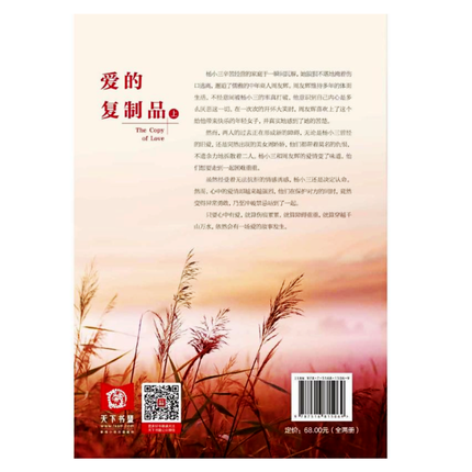 [醉染正版]正版 爱的复制品 上下册 多维度透视婚姻爱情感情 现代文学作品青春文学都市情感青春故事爱情言情小说芳华成高清大图
