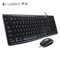 罗技（Logitech）MK200 多媒体套装 鼠标键盘有线套装