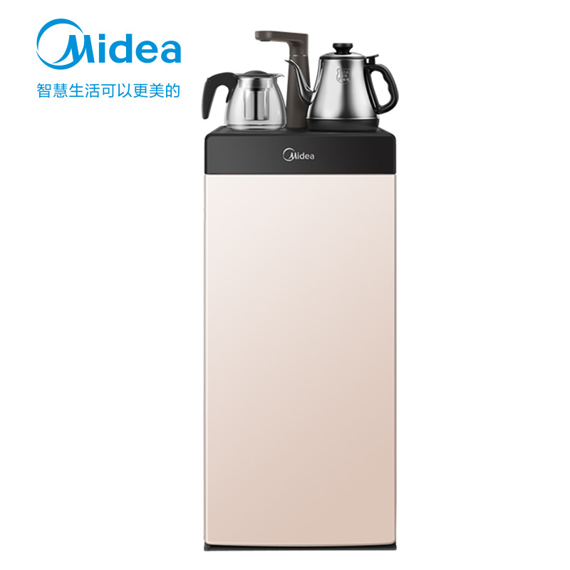 美的(Midea)饮水机家用茶吧机下置式桶装水抽水器上水器饮茶机立式温热型 YR1206S-X高清大图