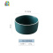 日式餐具碗碟套装创意个性家用网红吃饭碗汤面碗ins情侣单个可爱 FENGHOU E1-1]哑光黛绿4.5英寸碗