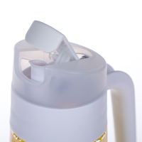 诺派(NUOPAI)家用厨房油壶620ml 自动开合防漏 玻璃油壶 油醋瓶 酱油料酒瓶 油瓶 调料瓶 C6728