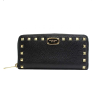 MICHAEL KORS 迈克·科尔斯 真皮PVC铆钉 长款钱包