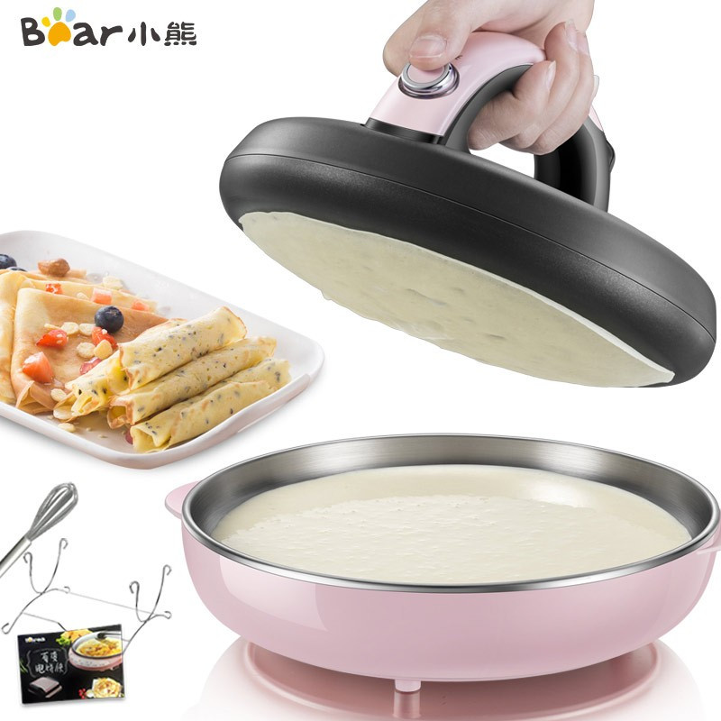 小熊 bear 薄饼机春饼机煎饼铛煎饼锅煎饼卷皮机早餐机电饼铛迷你不粘