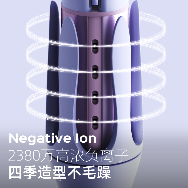 lena全自动卷发棒大卷电动旋转大波浪女负离子40mm神器懒人不伤发高清大图