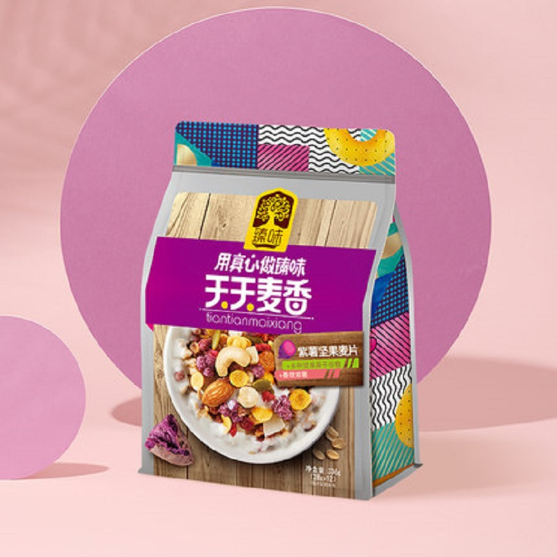 臻味紫薯坚果麦片袋装 336g