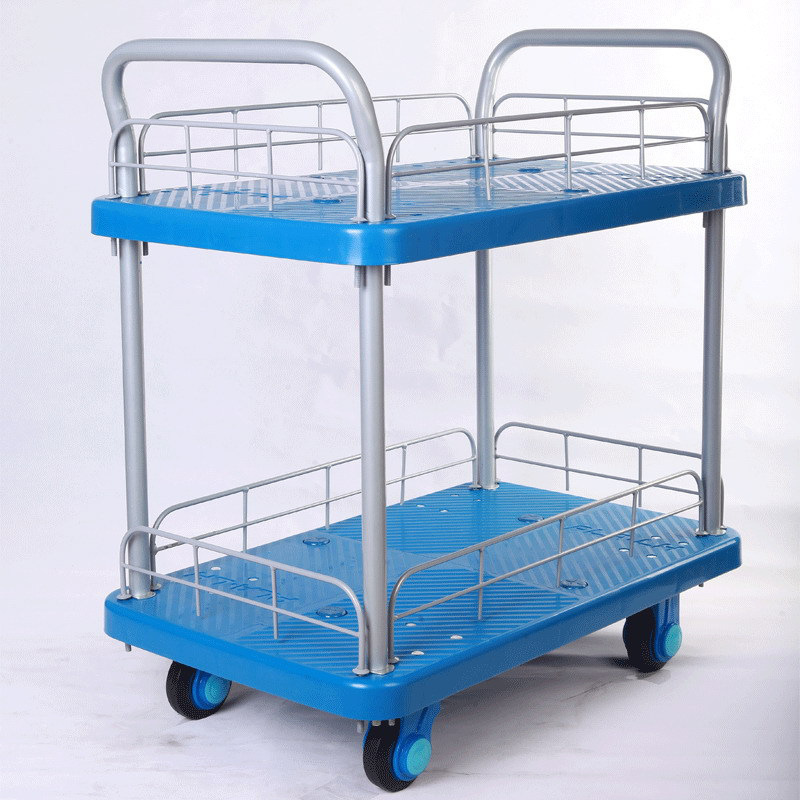 Uni-Silent 双层 护栏 双把手 手推车 250KG PLA250Y-T2-HL2-D (单位:辆)