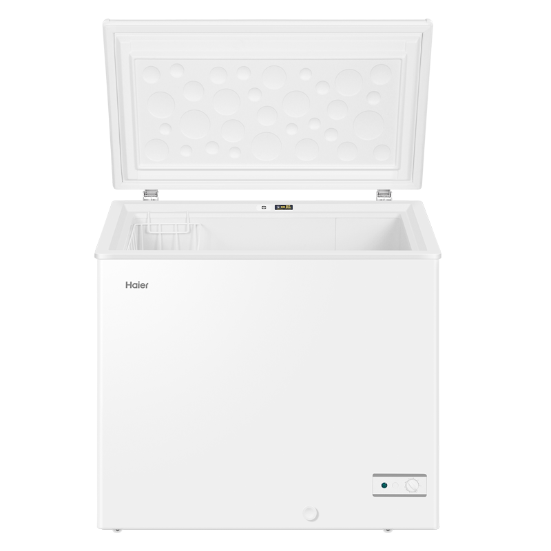 海尔(Haier)203升 卧式冷柜一机六用 80%减霜 PCM内胆 家用小冰柜 BC/BD-203HMP