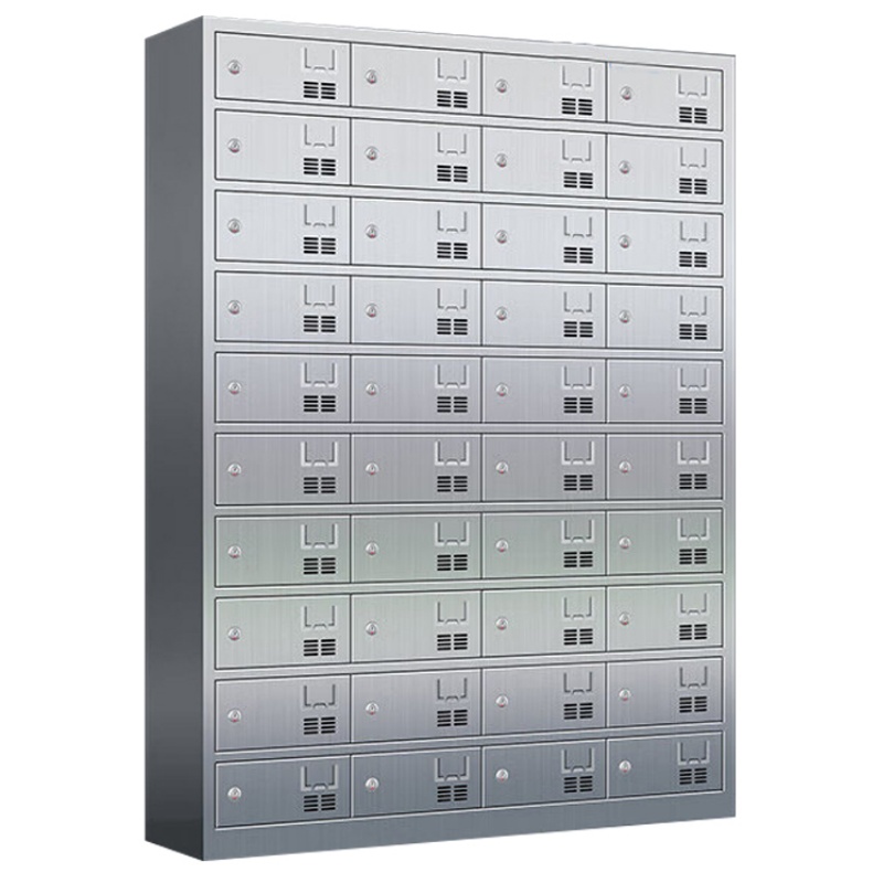 攸形不锈钢餐盘柜40门钥匙款1350*400*1800mm台