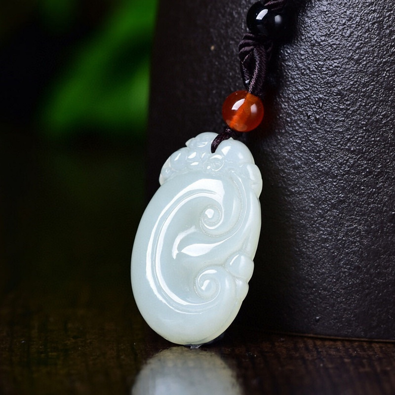 老庙黄金和田玉吊坠精致和田玉如意玉挂件吊坠视频