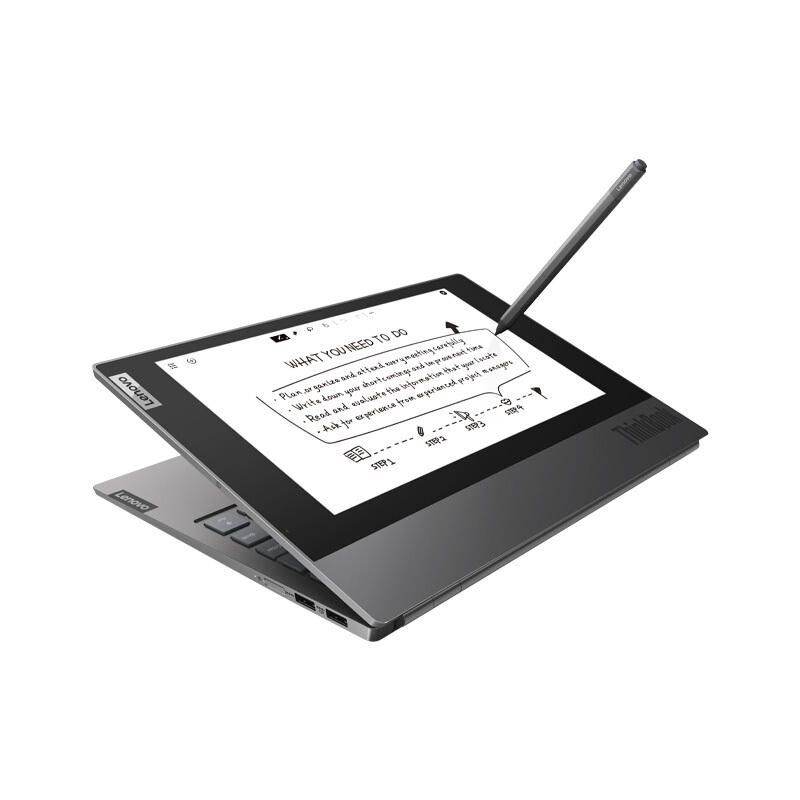 联想ThinkBook Plus(5BCD) 英特尔酷睿i5 13.3英寸E-ink墨水屏 轻薄笔记本电脑(十代i5-10210U 16G 512GSSD) 背光键盘 指纹解锁