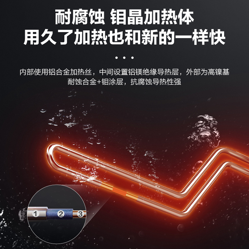 海尔(Haier)50升电热水器2200W速热 高温抑菌 一体成型发泡保温层 金刚三层胆 多重防护EC5001-PF1