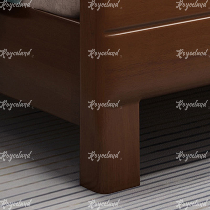 洛诗莲 (RoyceLand) 实木床宿舍家具1.5米单人床含两个床头柜 1500*2200*1100