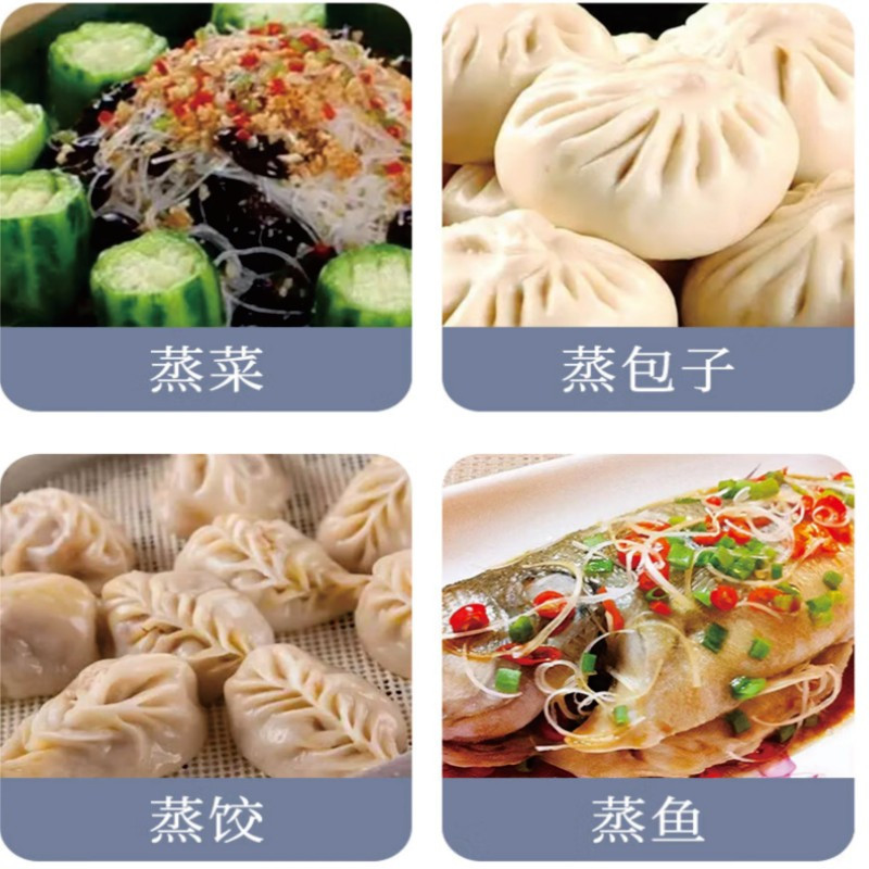 烹巅Poondear不锈钢蒸笼 φ32.5cm高清大图