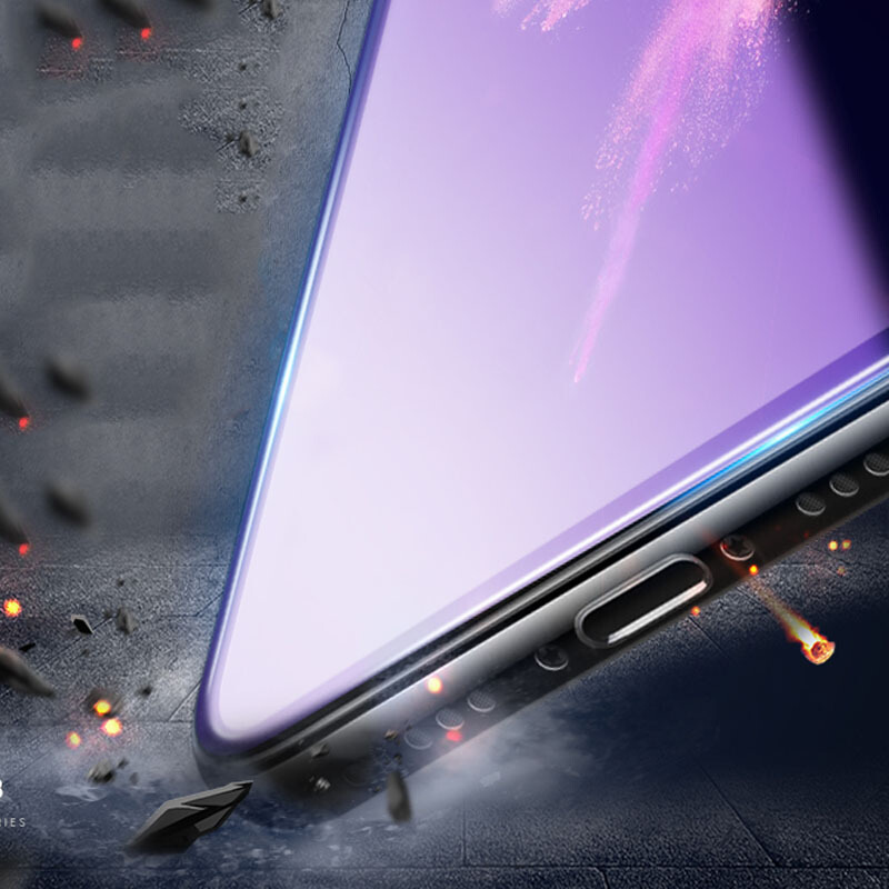 [送壳]令狐少侠适用苹果11pro全屏抗蓝光钢化膜iphone11pro防蓝光钢化膜pro手机贴膜丝印钢化玻璃屏幕保护膜高清大图