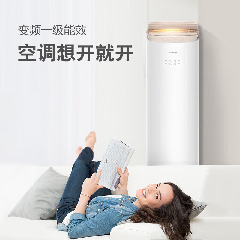 格力空调 王者 2匹 新一级能效变频冷暖 家用客厅空调柜机KFR-50LW/(50518)FNhAb-B1
