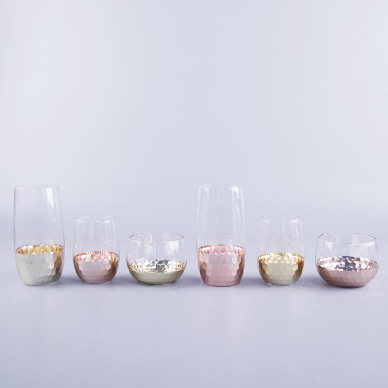 日式创意玻璃杯一家三口漱口杯家用卫生间洗漱杯牙缸水杯子情侣杯