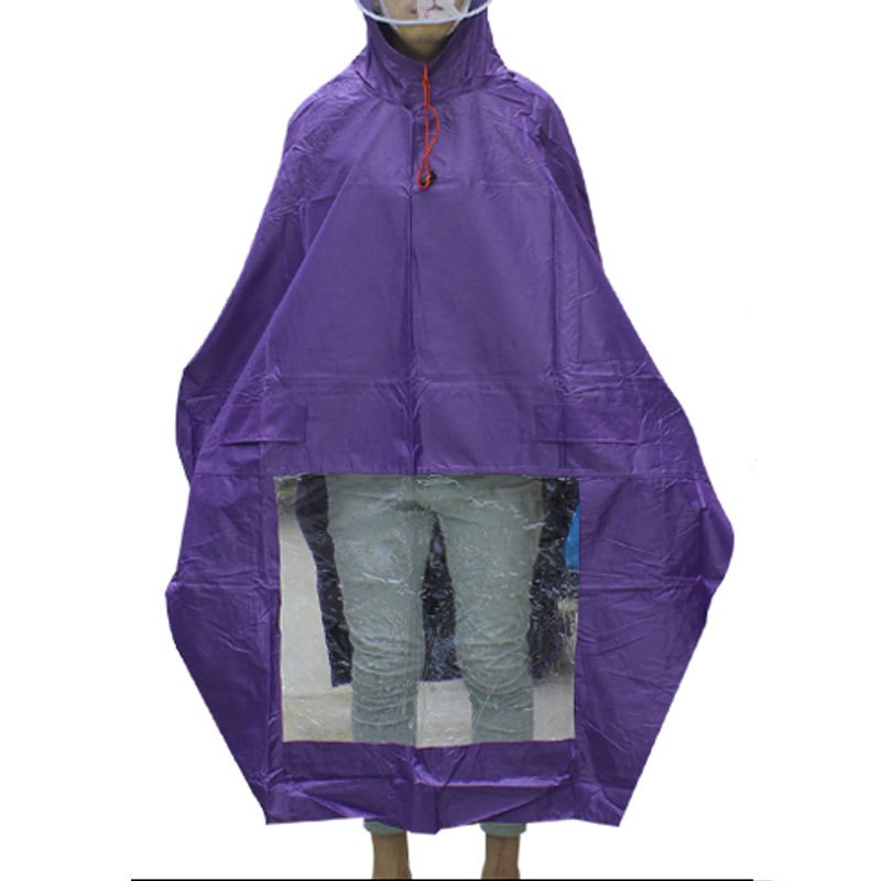 雨衣电动车摩托车面罩骑行成人单人男女士雨披电瓶车雨衣四季夏季男女 晴雨用具 雨披/雨衣