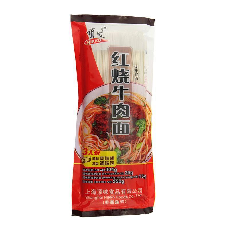 顶味红烧牛肉面304g