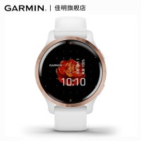 Garmin佳明Venu2S 专业智能运动手表跑步心率血氧女士时尚腕表(玫瑰金)