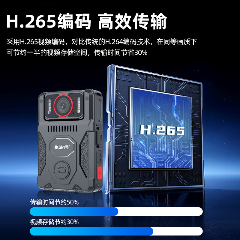 执法1号DSJ-Q5执法记录仪16G 红外夜视4K高清180度可旋转镜头高清大图