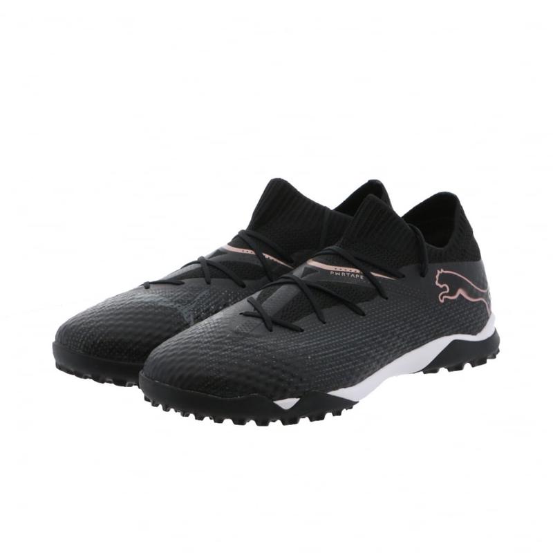 彪马(Puma)专业级防滑多钉训练鞋人造草球场足球鞋低帮弹力贴合运 Black 42.5