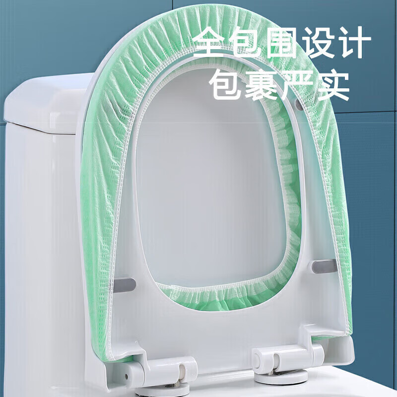 四万公里一次性马桶垫套通用双层无纺布加大厚产妇坐垫套旅行出游酒店用品高清大图