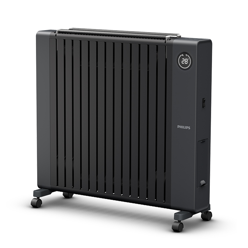 飞利浦石墨烯油汀取暖器电暖器家用节能省电油酊丁壁挂暖气烤火炉黑