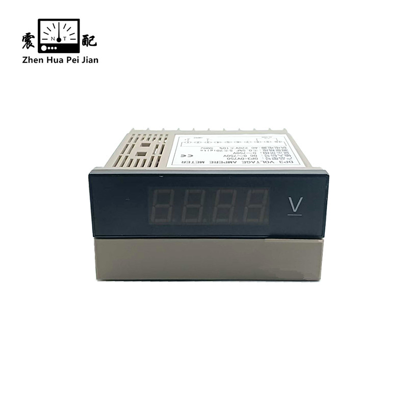 震配 电测量数显电压表 DP3-DV-AV/DK3-DV-AV (电压量程V备注) 块