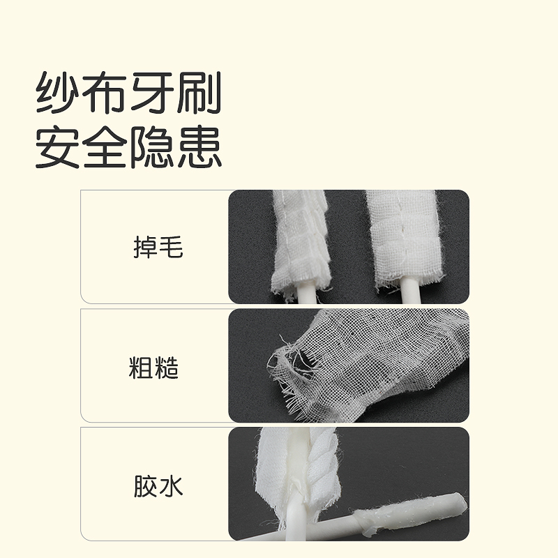世喜婴儿牙刷硅胶婴幼儿乳牙刷宝宝0-1舌苔口腔清洁牙齿神器新生 口腔刷2只装