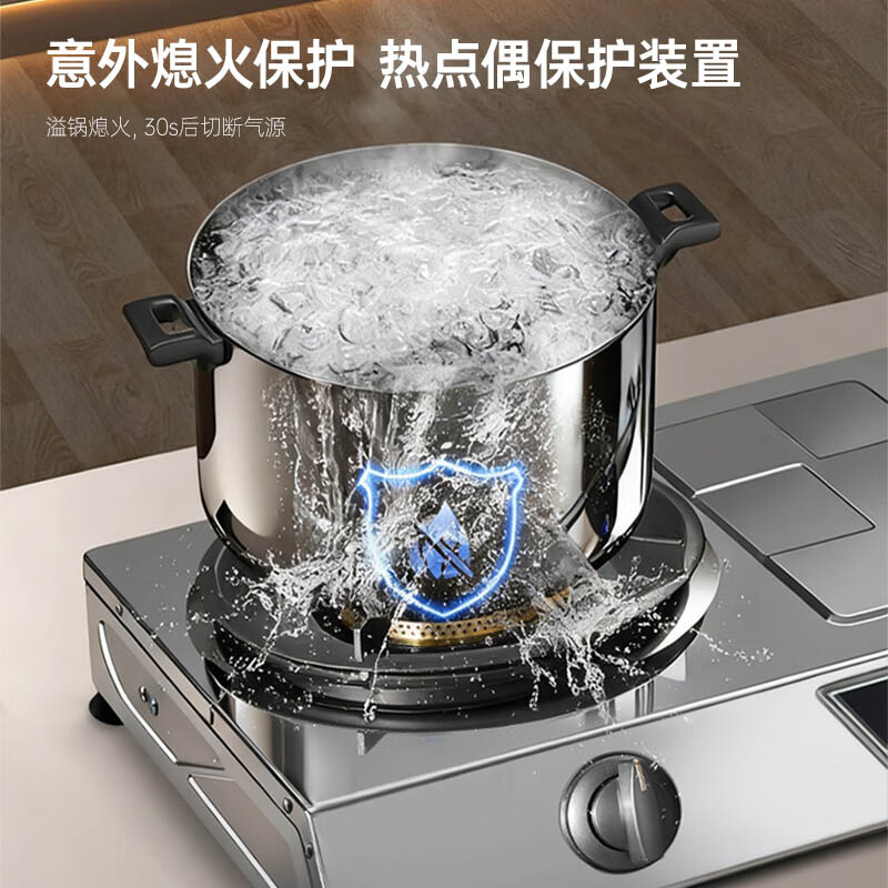 优盟(UM)UZ190黄金眼台式双灶 5.0kw爆炒大火力 出租房液化气[不含安装]高清大图